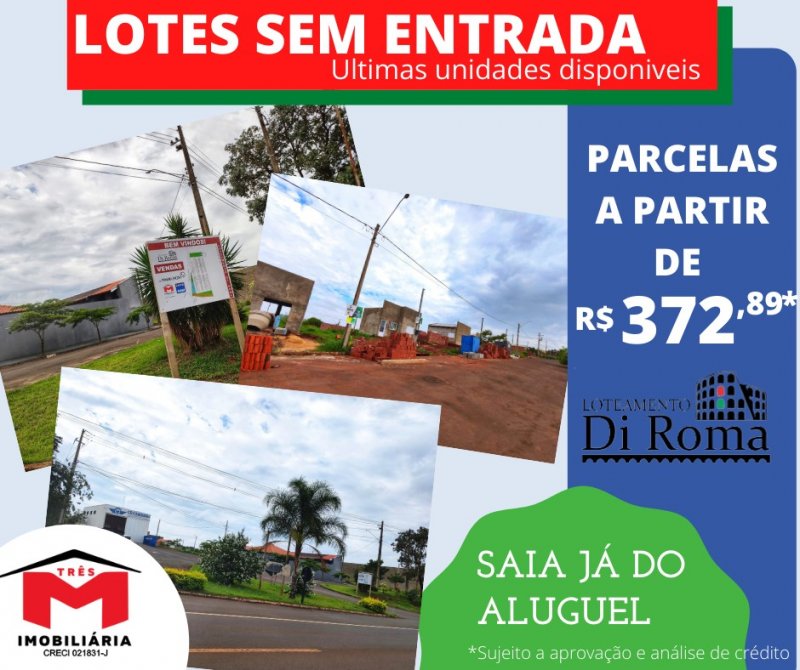 Lote - Venda - Residencial Di Roma - Borborema - SP